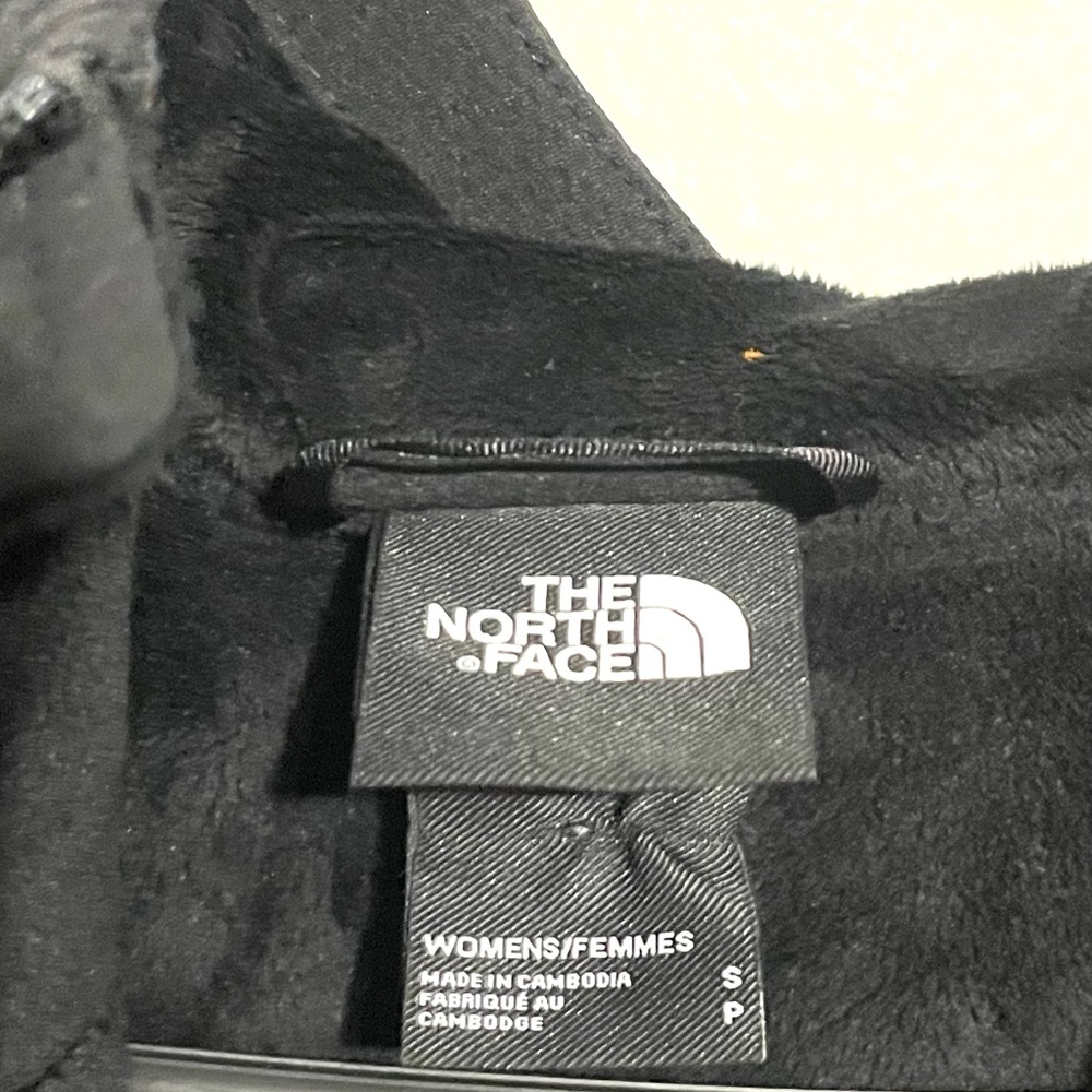 The North Face Windwall Womens Fleece Jacket Full Zip Black‎ Size Small EUC - Picture 6 of 7